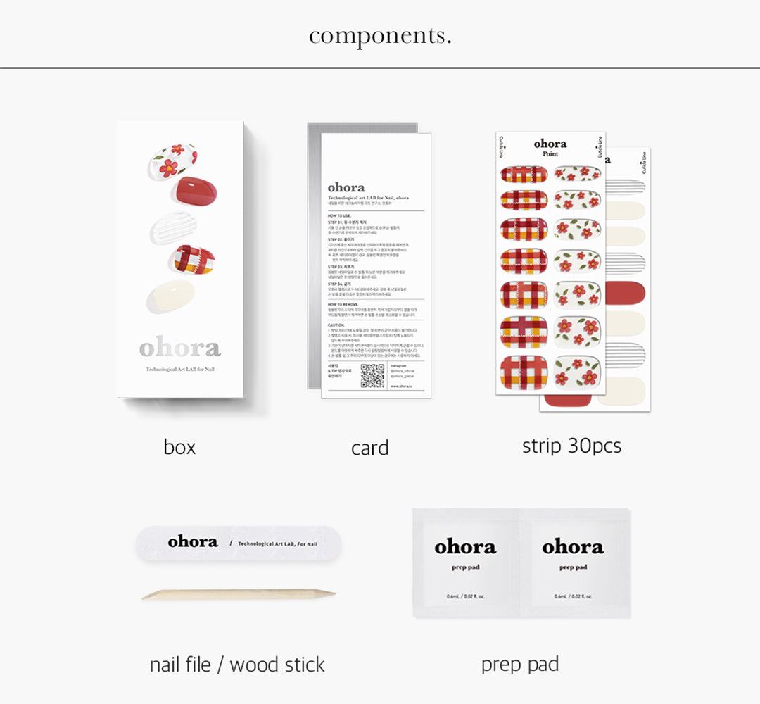 Ohora N Check Camellia ND-333