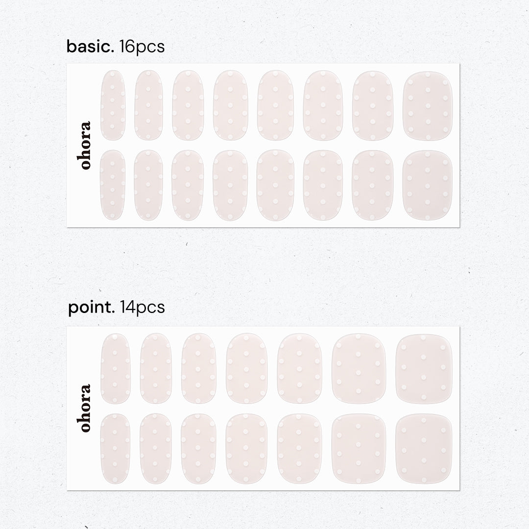 ohora N Polka Blanc ND-094-G