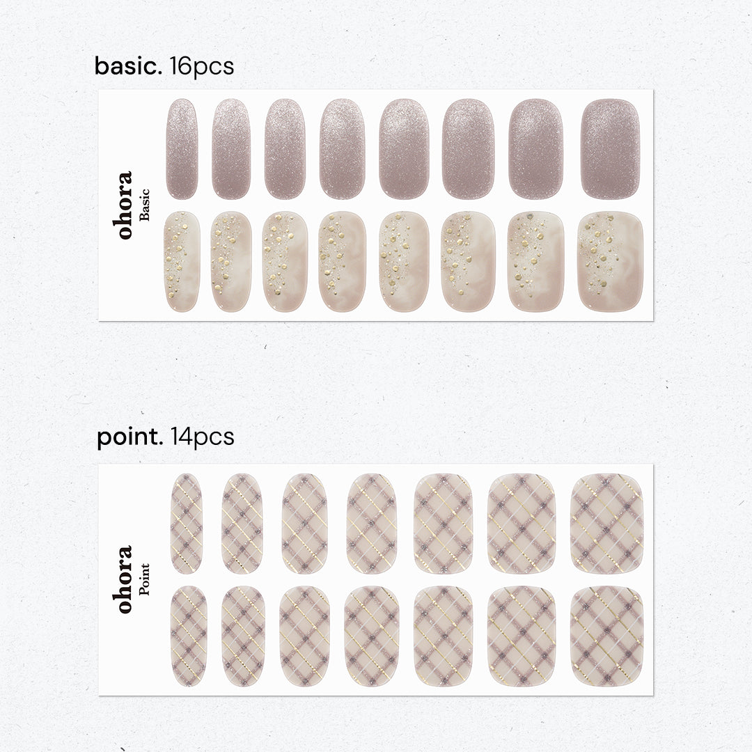 ohora N Milk Tea Plaid ND-136-J