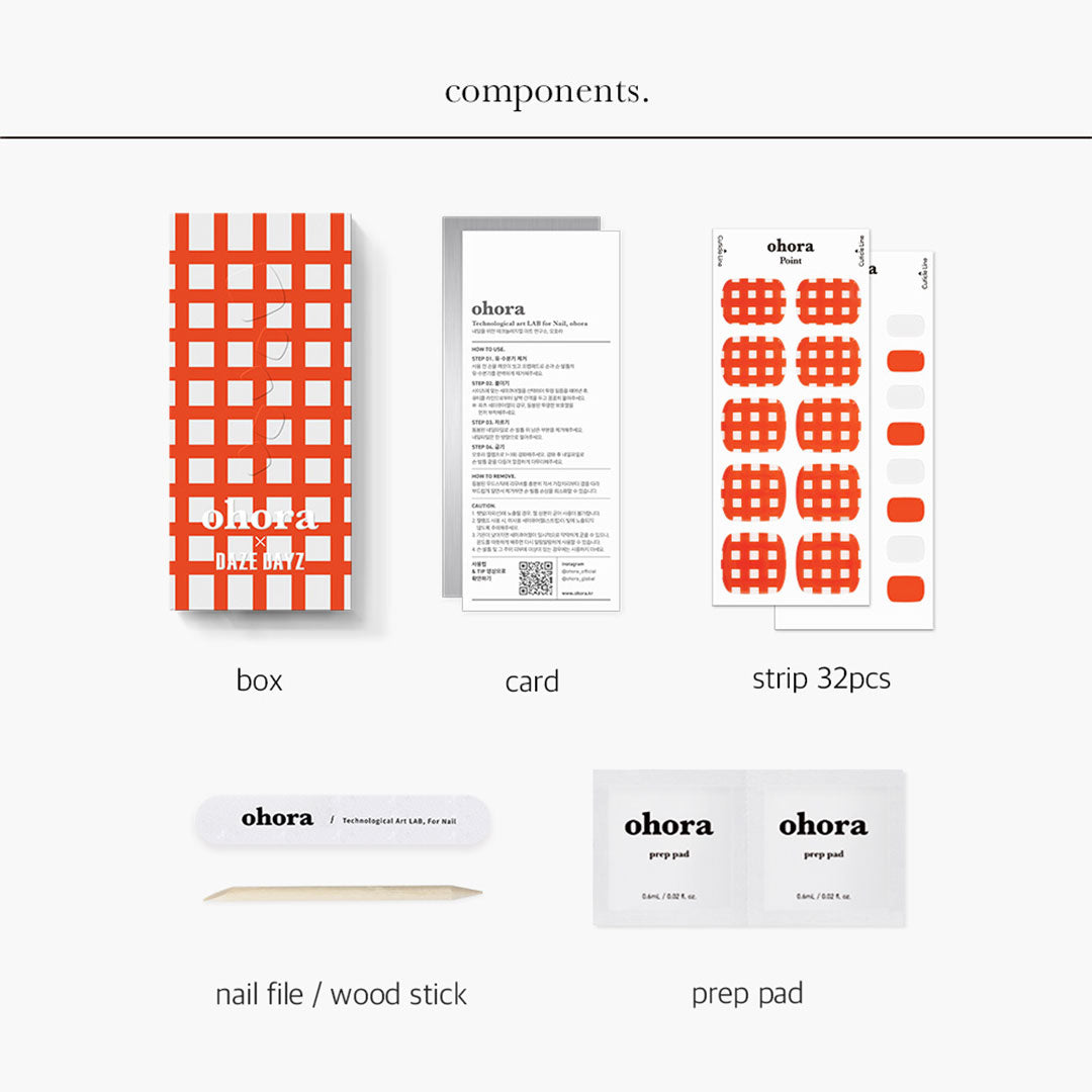 Ohora P Tangerine check PD-185