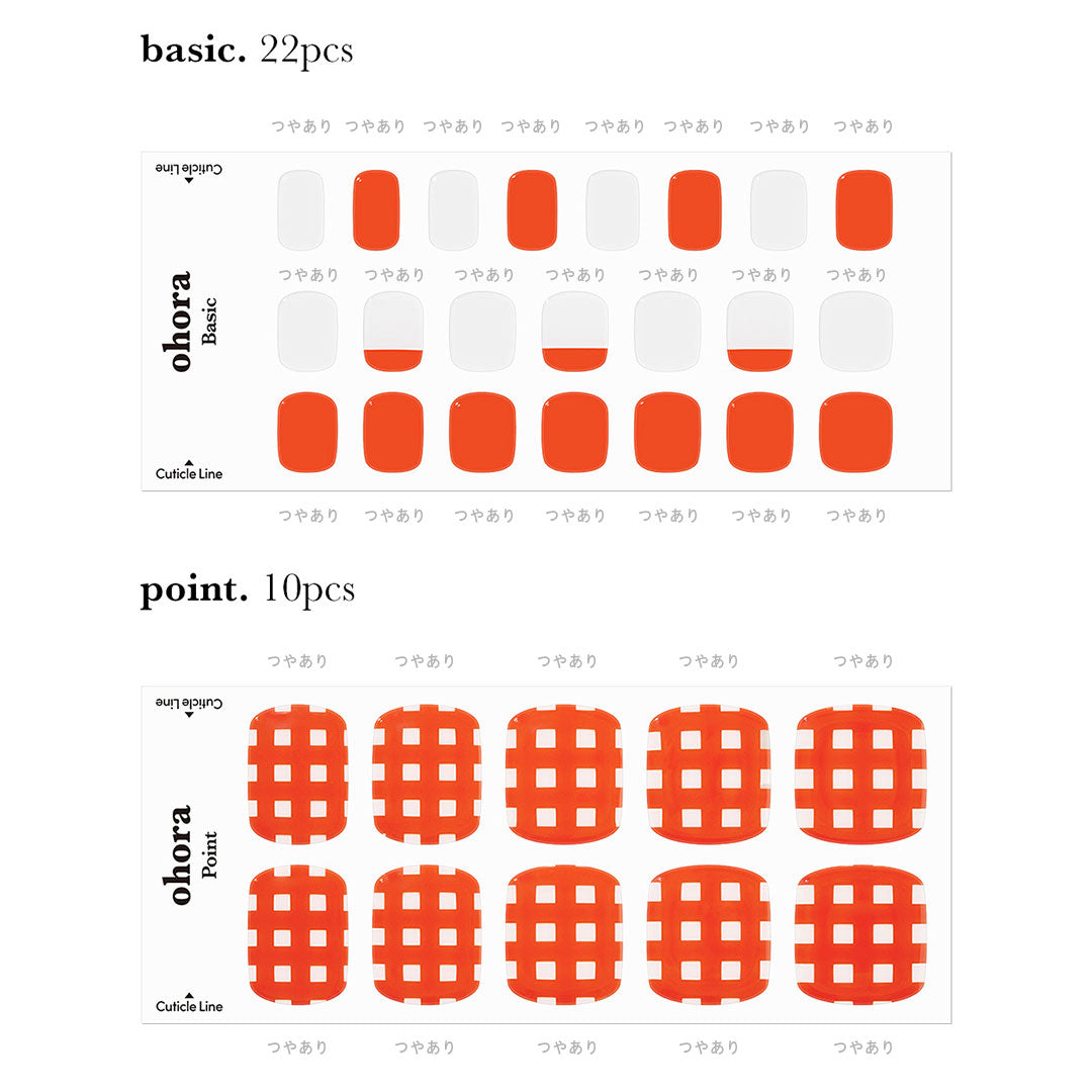 Ohora P Tangerine check PD-185
