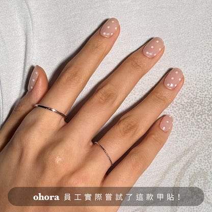 ohora N Polka Blanc ND-094-G