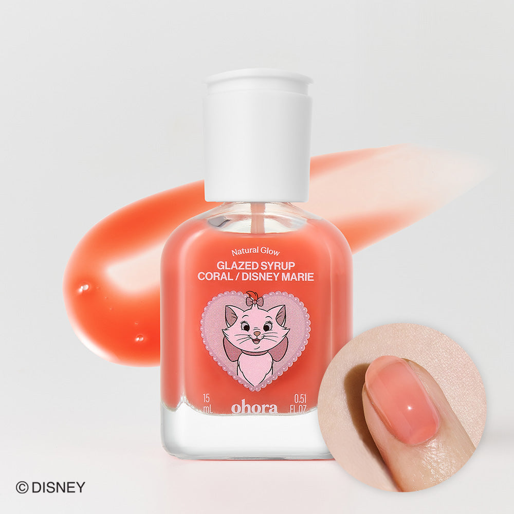 [Disney Marie / Coral] ohora 自然亮澤護甲油 Glazed Syrup
