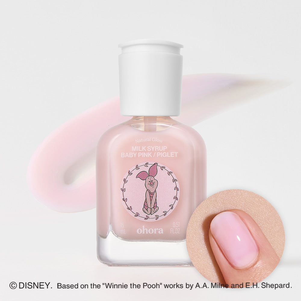 [Piglet / Baby Pink] ohora 自然亮澤護甲油 Milk Syrup