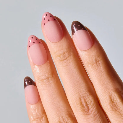ohora Polka Brownie (Oval/Medium)