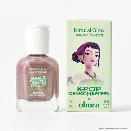 [Magnetic Green] ohora 自然亮澤護甲油 (貓眼款)